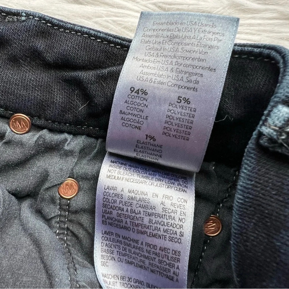 MOTHER Denim High Waisted Looker Ankle Fray Skinny Jeans Last Call Women’s 24 - Picture 9 of 13